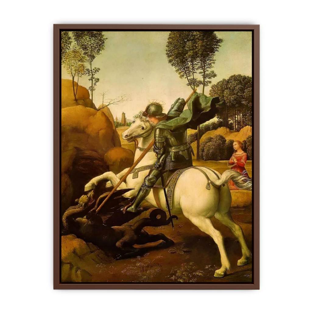 Saint George and the Dragon by Raphael