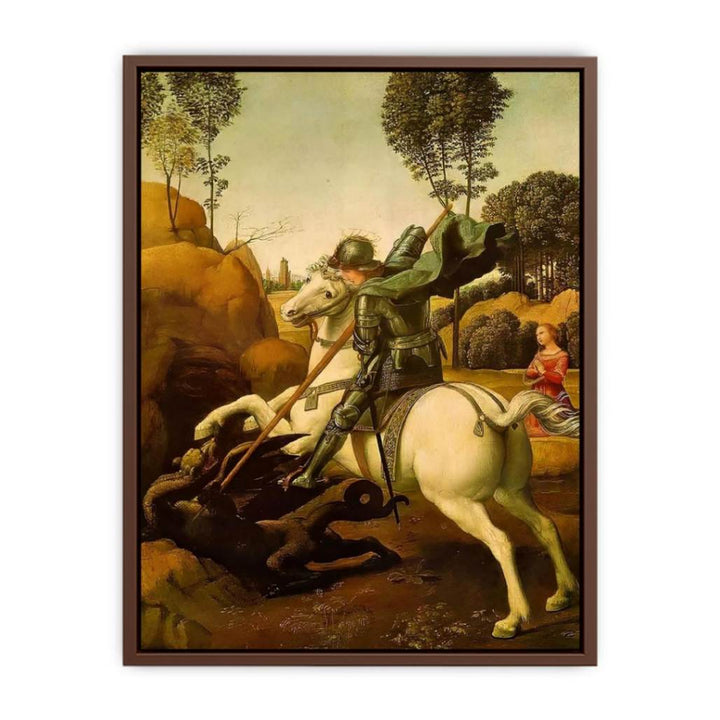 Saint George and the Dragon by Raphael