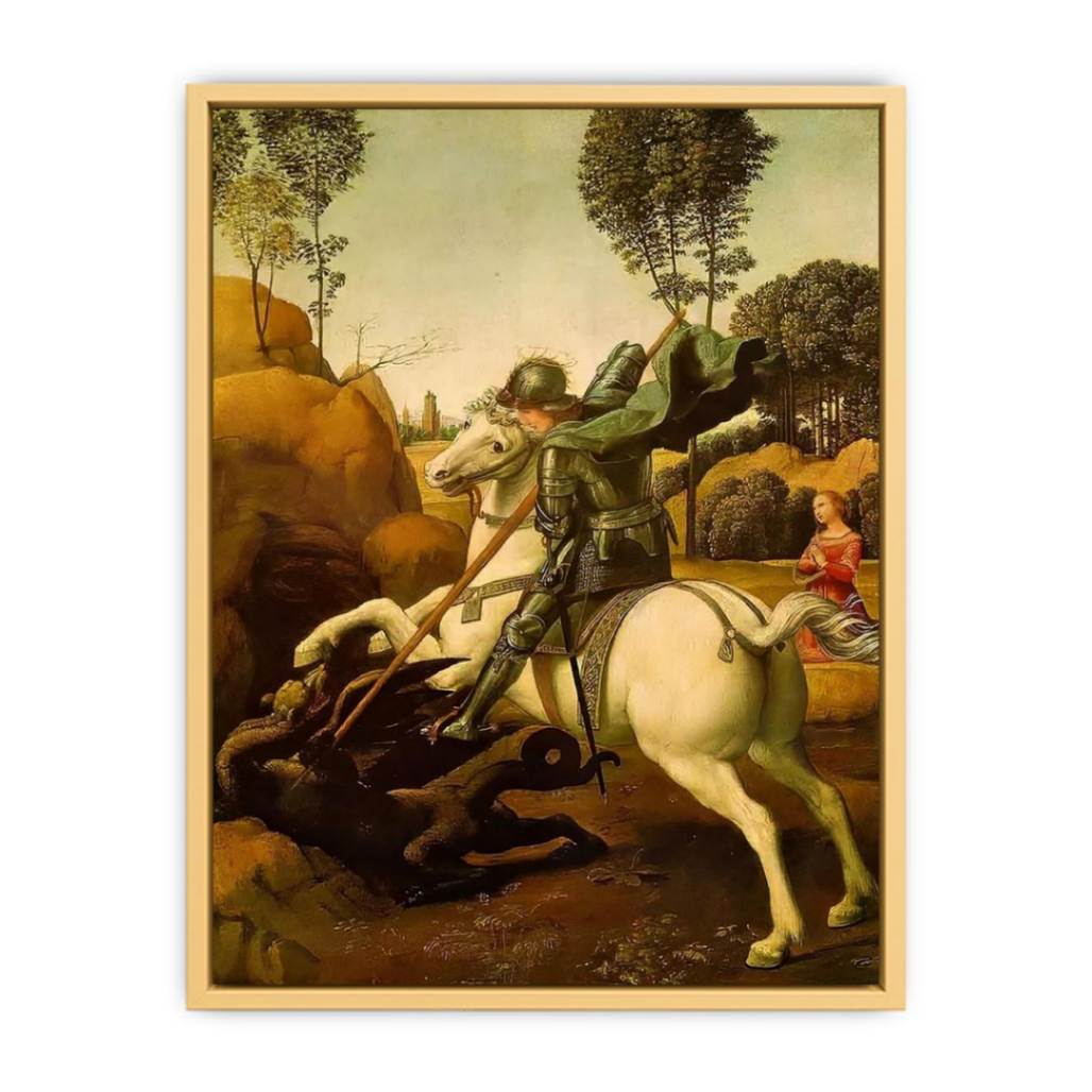 Saint George and the Dragon by Raphael