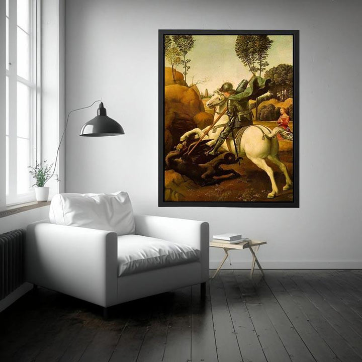 Saint George and the Dragon by Raphael