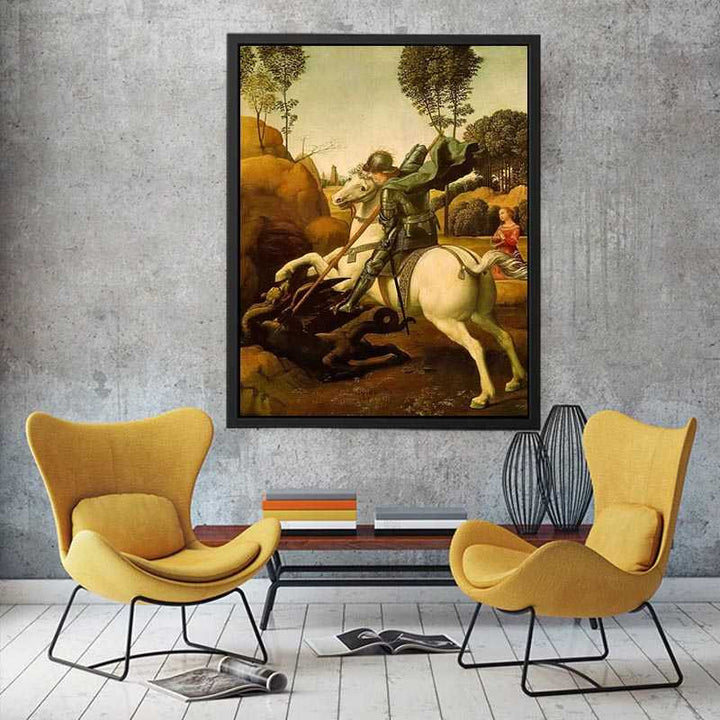 Saint George and the Dragon by Raphael