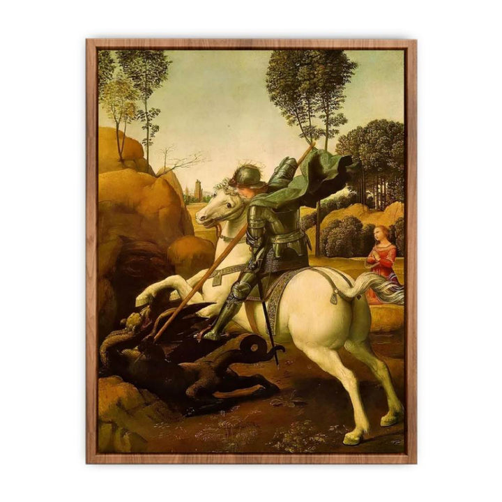 Saint George and the Dragon by Raphael