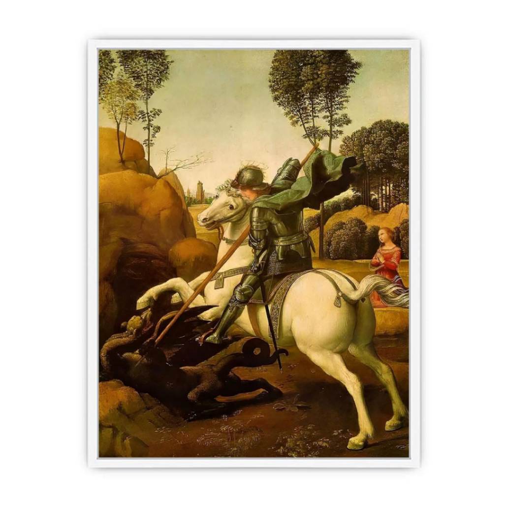 Saint George and the Dragon by Raphael