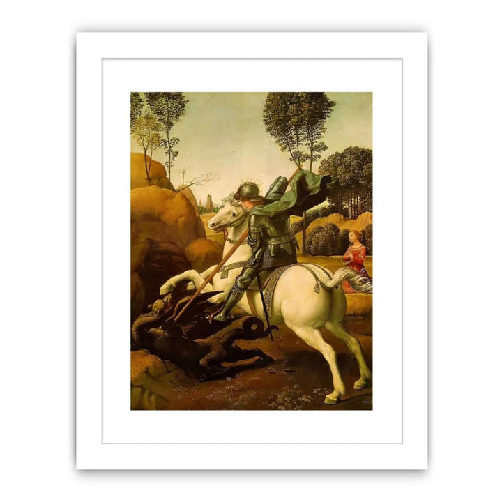 Saint George and the Dragon by Raphael