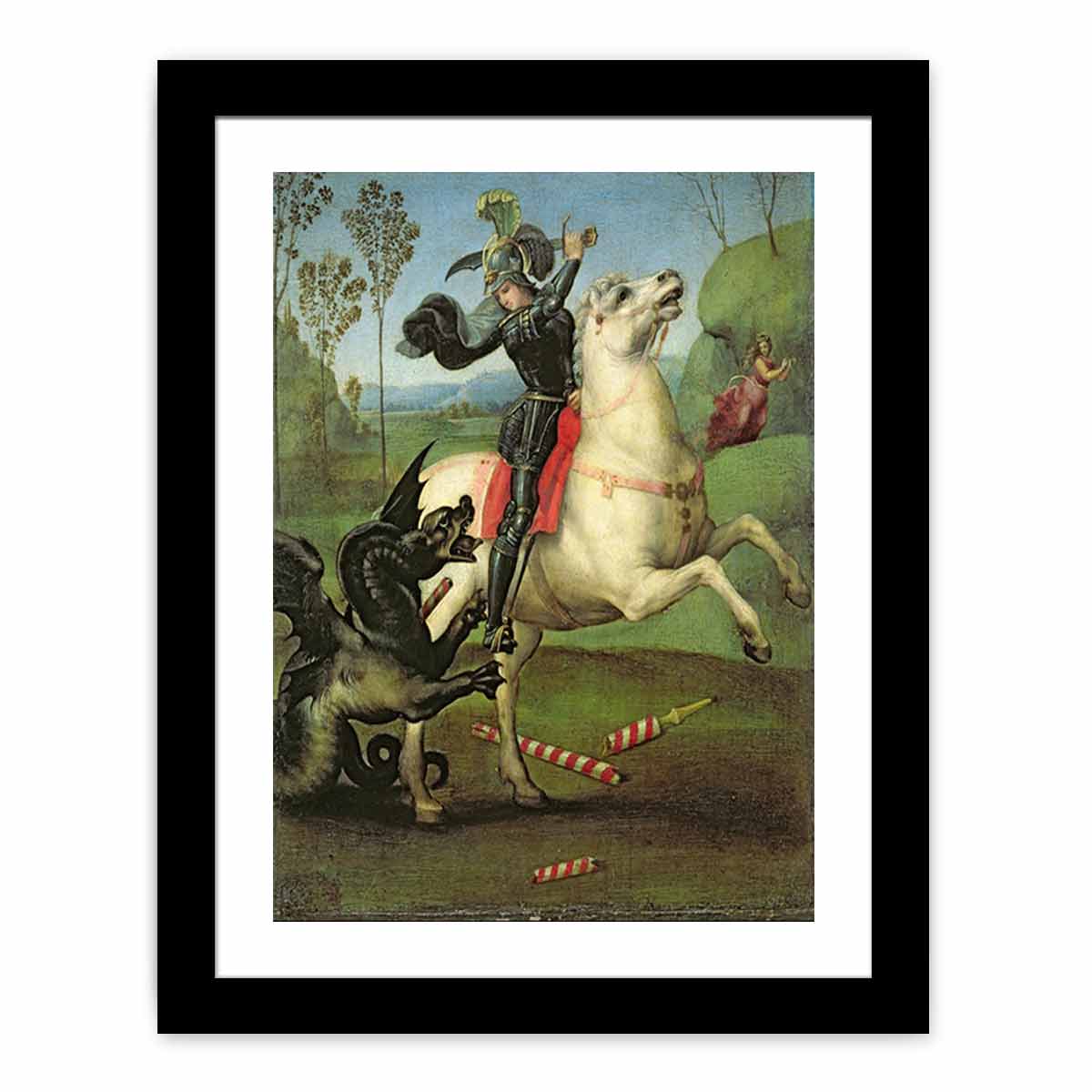 St George Fighting The Dragon