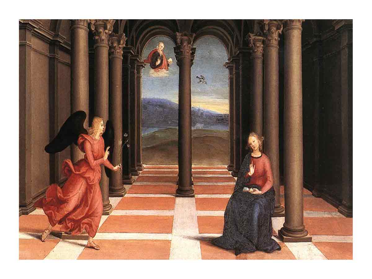 The Annunciation By Raphael
