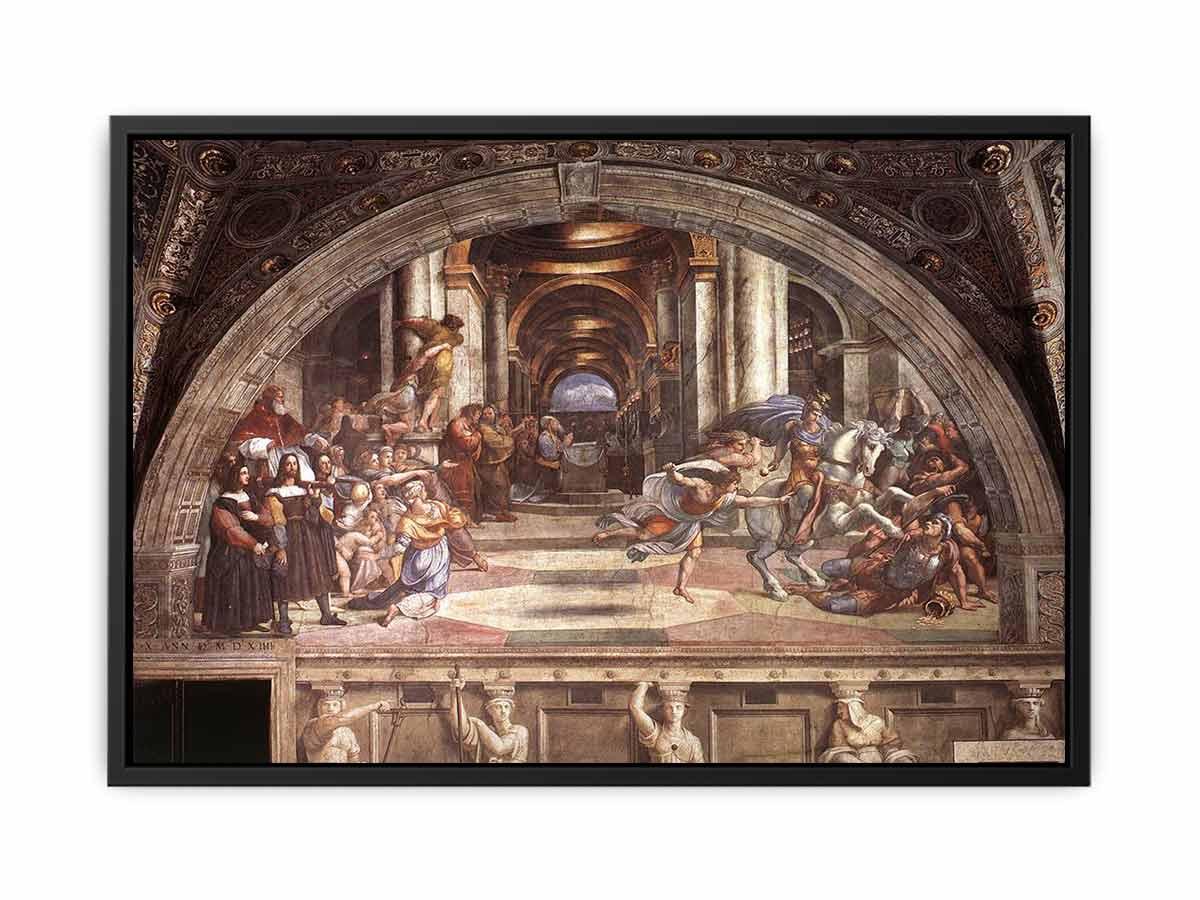 The Expulsion of Heliodorus from the Temple By Raphael