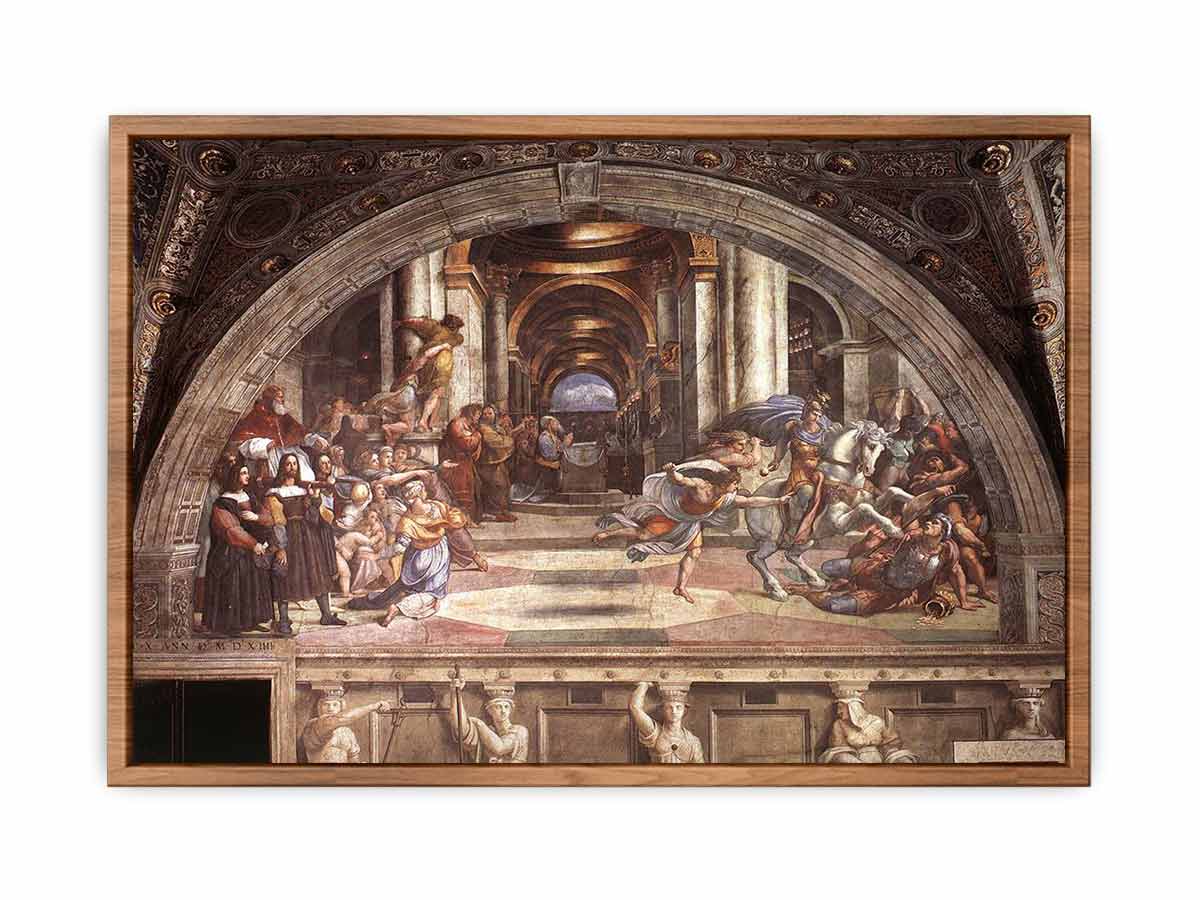 The Expulsion of Heliodorus from the Temple By Raphael