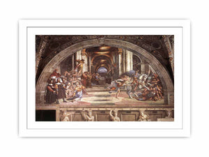 The Expulsion of Heliodorus from the Temple By Raphael
