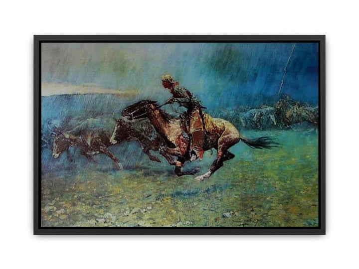 Remington Stampede by Frederic Remington