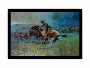Remington Stampede by Frederic Remington