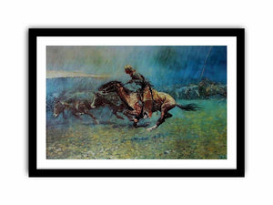 Remington Stampede by Frederic Remington