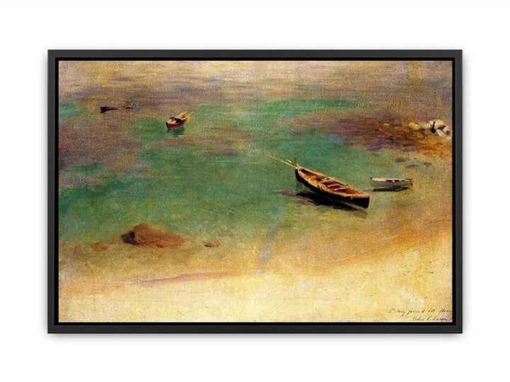 A Boat in the Waters off Capri
