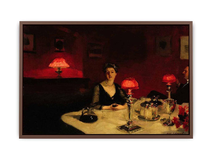 A Dinner Table At Night