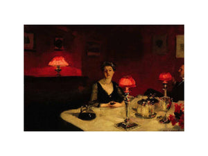 A Dinner Table At Night