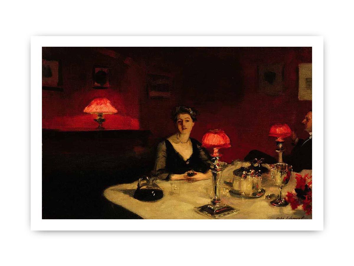 A Dinner Table At Night