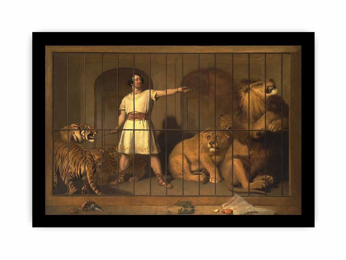 Portrait of Mr. Van Amburgh, As He Appeared with His Animals at the London Theatres