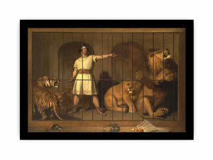 Portrait of Mr. Van Amburgh, As He Appeared with His Animals at the London Theatres