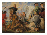 Copy after Rubens's "Wolf and Fox Hunt" artwork preview