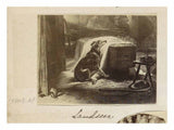 Fotoreproductie van een schilderij van Edwin Henry Landseer Old Shepherd's chief Mourner Landseer (titel op object), RP-F-F01018-AF artwork preview