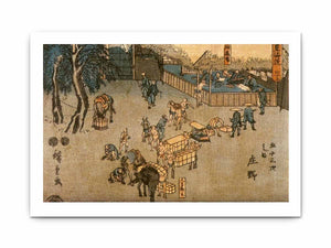The road connecting Edo (Tokyo) and Kyoto