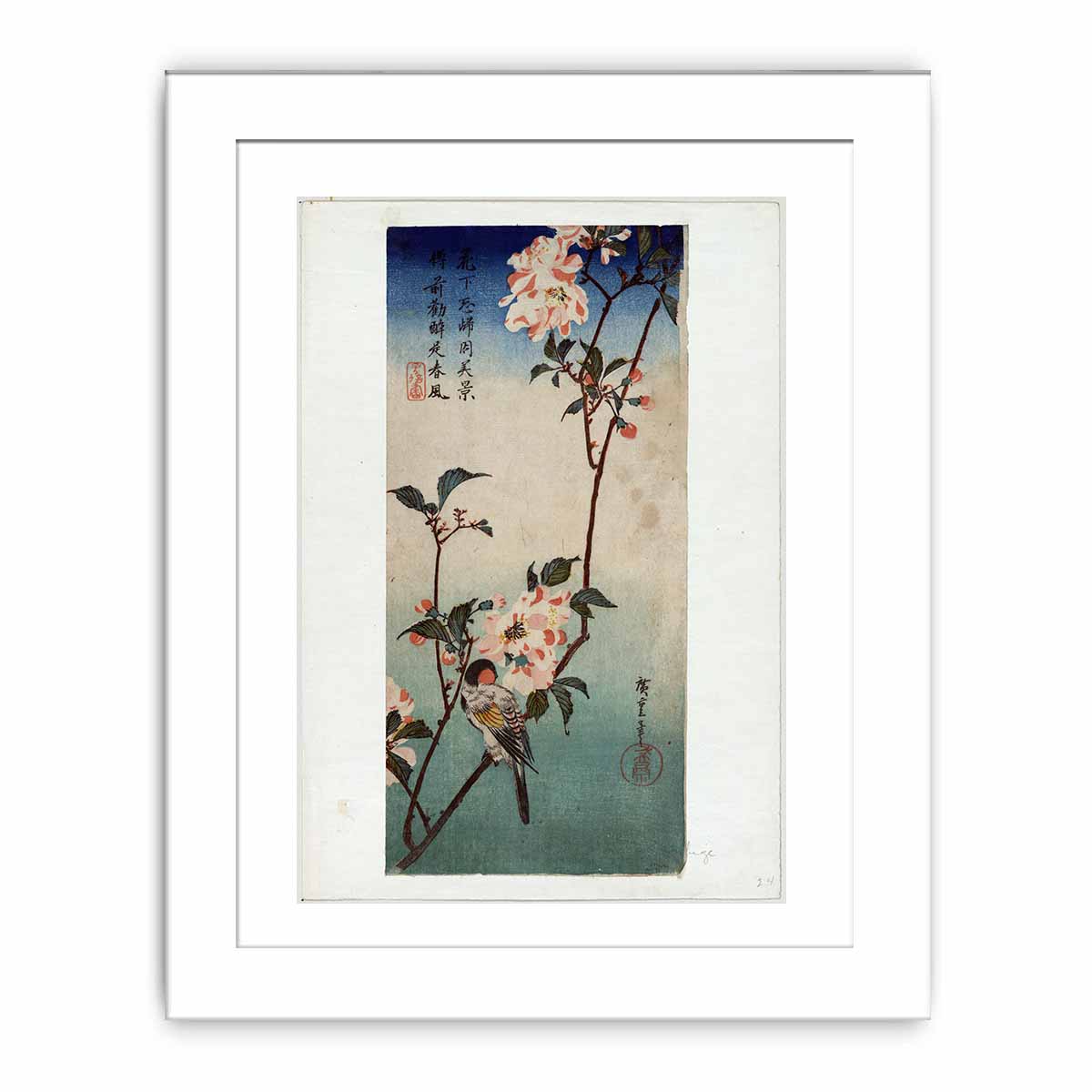 Kaido ni Shokin (Small Bird on a Branch of Kaidozakura)