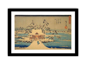 The Benzaiten Shrine at Inokashira in Snow