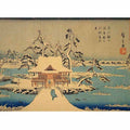 The Benzaiten Shrine at Inokashira in Snow
