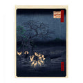 New Year's Eve Foxfires at the Changing Tree, Ōji