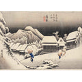 Evening Snow at Kambara
