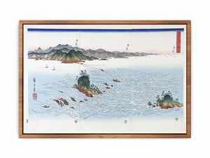 The Rapids of Naruto in Awa Province from the series Snow Moon and Flowers