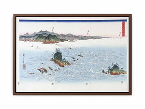 The Rapids of Naruto in Awa Province from the series Snow Moon and Flowers