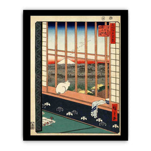 Hiroshige, Asakusa ricefields and torinomachi festival