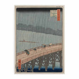 Sudden Shower over Shin-Ōhashi Bridge and Atake, from the series One Hundred Famous Views of Edo artwork preview