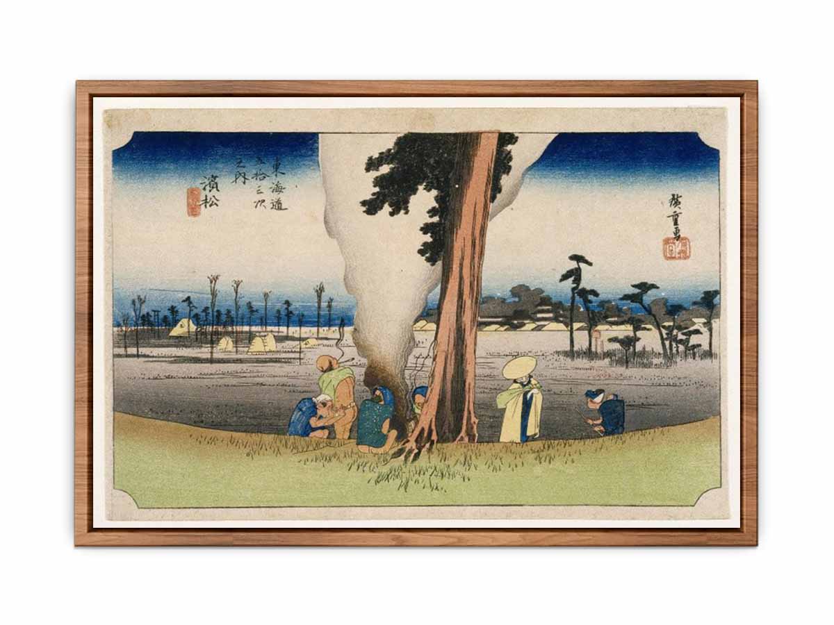 Hamamatsu, from Fifty-three Stations on the Tokaido Highway (Tokaido Goju-san Tsugi no Uchi)
