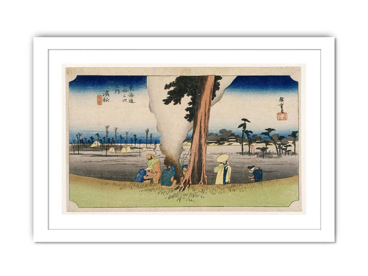 Hamamatsu, from Fifty-three Stations on the Tokaido Highway (Tokaido Goju-san Tsugi no Uchi)