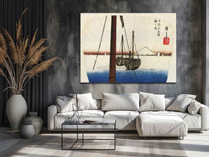 Hiroshige Mount Fuji seen across the water