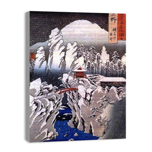 Famous Views of the 60 Provinces - #26. Snow on Mt. Haruna in Kozuke Province