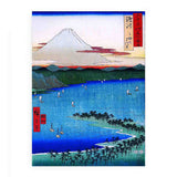 Famous Views of the 60 Provinces - 12. The Pine Grove at Mio in Suruga Province artwork preview
