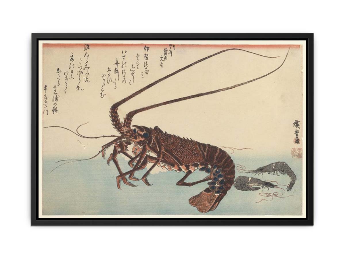 Crayfish and Two Shrimps
