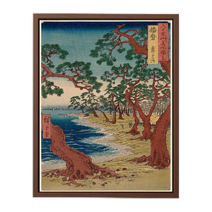 Harima Province, Maiko Beach, from the series Famous Places in the Sixty-odd Provinces