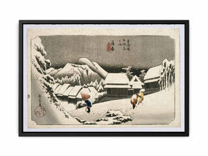 Kambara, from Fifty-three Stations on the Tokaido Highway (Tokaido Goju-san Tsugi no Uchi)