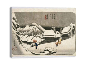 Kambara, from Fifty-three Stations on the Tokaido Highway (Tokaido Goju-san Tsugi no Uchi)