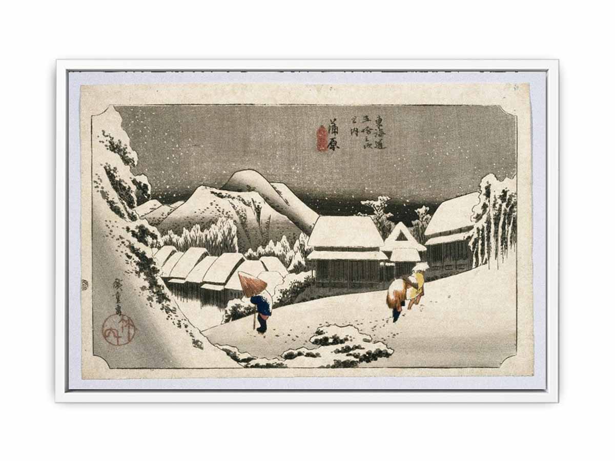 Kambara, from Fifty-three Stations on the Tokaido Highway (Tokaido Goju-san Tsugi no Uchi)