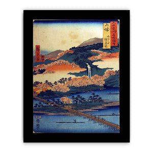 Yamashiro Province, The Togetsu Bridge in Arashiyama