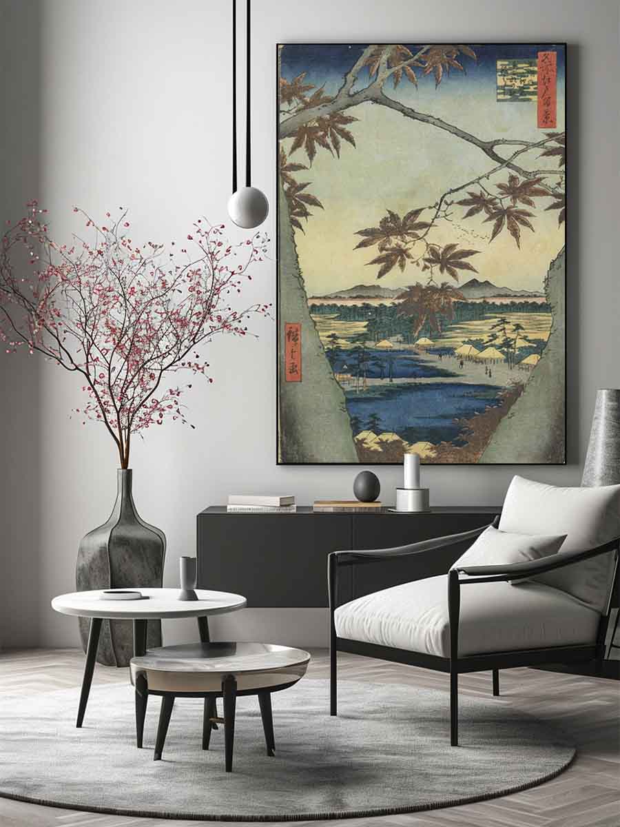 Maple Leaves at the Tekona Shrine, Mamma Painting