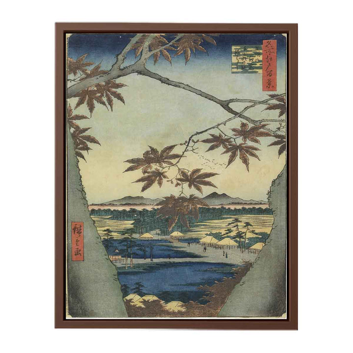 Maple Leaves at the Tekona Shrine, Mamma Painting