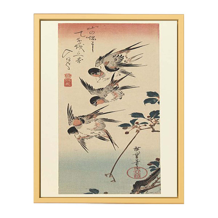 Tanzaku, Four Swallows