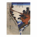A bridge across a deep gorge