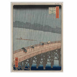 Sudden Shower over Shin-Ōhashi Bridge and Atake, from the series One Hundred Famous Views of Edo artwork preview